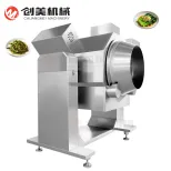 China Factory Price Drum Spinning Type Automatic Cooking Machine Large Capacity Commercial Large Capacity Stir-frying Machine - Wok - foodmachtech